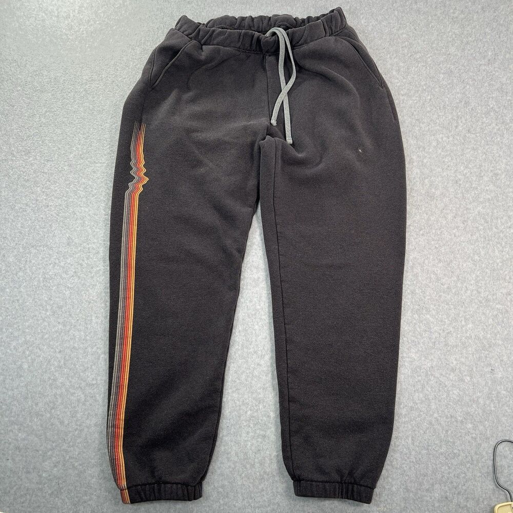 Patagonia Sweatpants Mens Small gray Fleece Jogger Drawstring Elastic Cuff